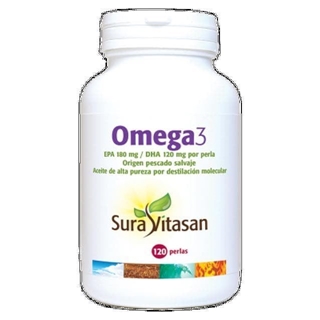 Omega-3 1200 mg Perlas Sura Vitasan - Imagen 1